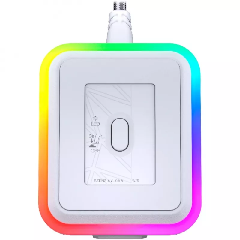 ENDORFY Mouse Dock Onyx White, Ladestation für LIV Wireless Mäuse