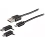 USB-Kabel S/CONN 14-15035 USB 2.0 2 m Schwarz