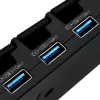 Desktop-USB-3.1-Gen-1-Hub SILVERSTONE SST-UC03B-PRO – 7 USB-Anschlüsse
