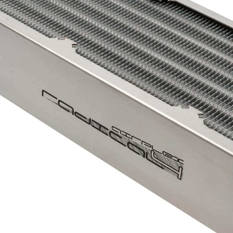 Radiator Aqua-Computer airplex radical 4/360 — Aluminium/Kupfer/Edelstahl, 400×140×73 mm