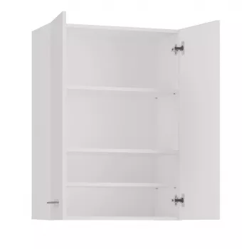 Topeshop POLA MINI DD weißer Badezimmerschrank Weiß