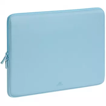 Laptophülle Rivacase Riva Szuzuka 15,6 Zoll Pastellblau, gepolsterte Schutzhülle