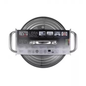 Resto Kitchenware Libra 4,6 L runder Edelstahl
