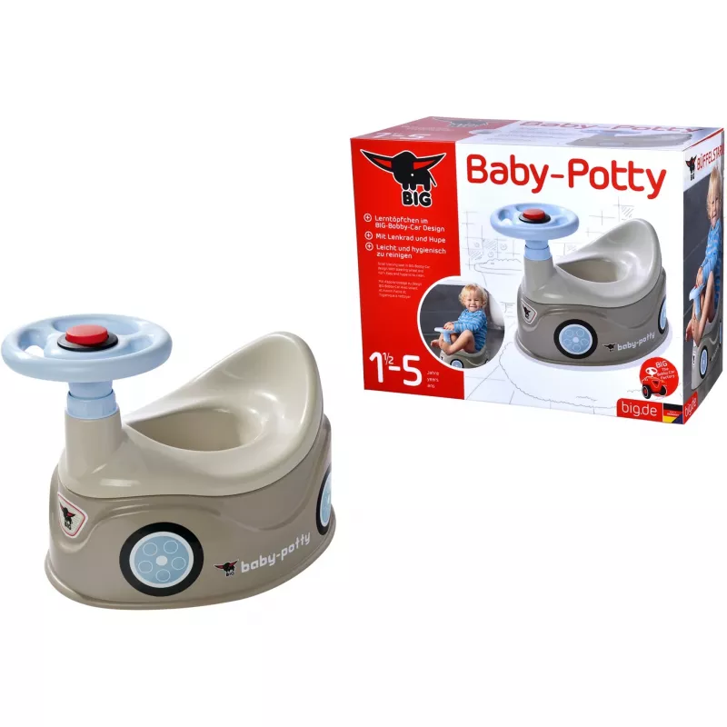 Baby-Töpfchen Grau, Töpfchen Grau/Blau