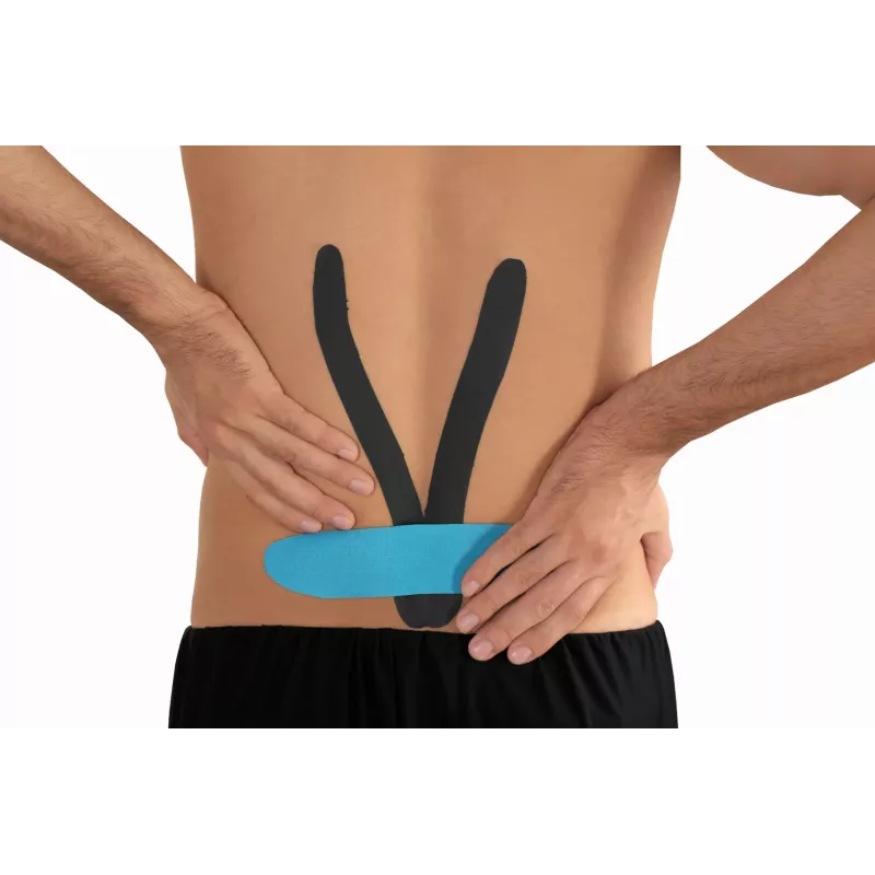 Kinesio tape MDH DRQR5C4FGX5XP — elastisches Baumwoll-Kinesiologie-Tape 5 m × 50 mm, beige