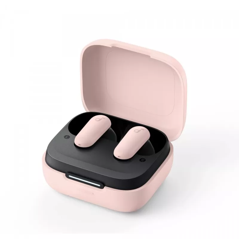 Headset Anker P30i kabelloses In-Ear-Headset für Anrufe und Musik, USB Typ-C, Bluetooth, hellrosa