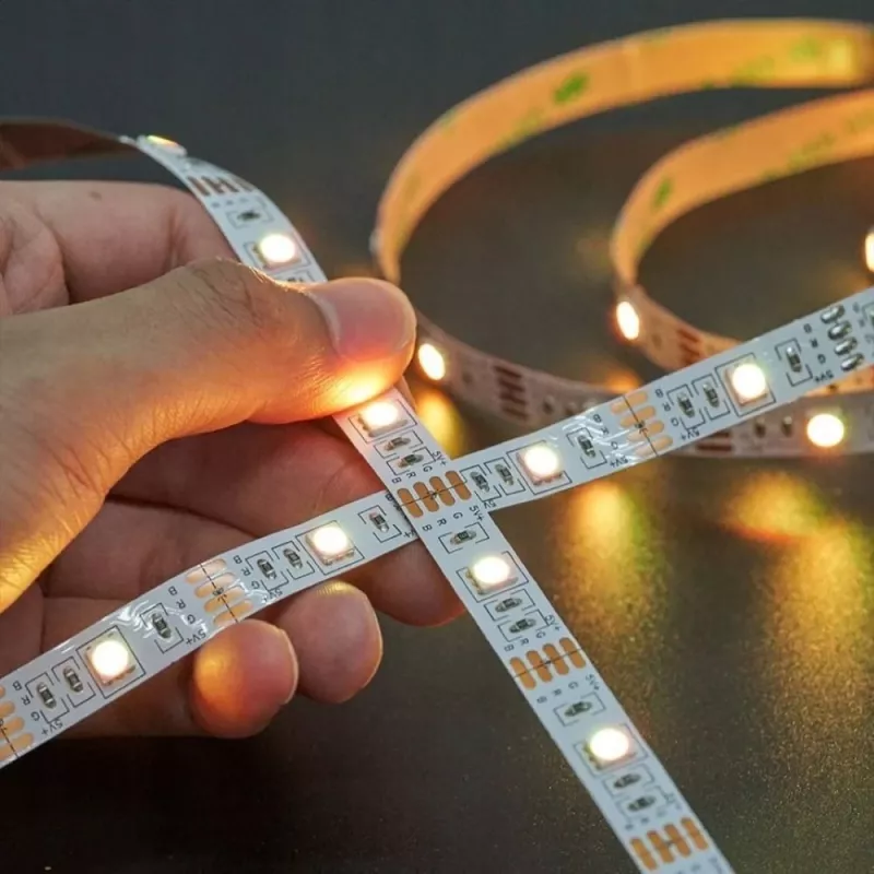 LED-Streifen Vention PAAWH 2 m USB 5V RGB mit IR-Fernbedienung, 30 LEDs, doppelseitiges Klebeband
