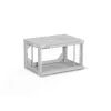ALANTEC Netzwerkschrank 19 6HE 600x450, Grau FLACHVERPACKT