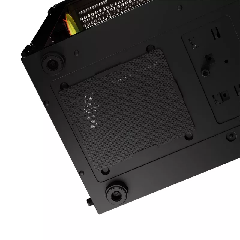 Computer-Gehäuse Logic Concept Portos Mini ARGB Micro ATX Schwarz