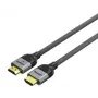 Unitek C11093RGY01-1M 8K LUX HDMI-2.1-Kabel, 1 m, geflochten, 48 Gbit/s, 8K 60 Hz (7680x4320), vergoldete Stecker, schwarz-grau