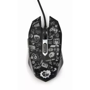 Maus USB Optisch SCHWARZ/MUS-6B-GRAFIX-01 Gembird