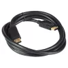 Akyga AK-AV-10 DisplayPort-Kabel, Stecker/Stecker, vergoldete Stecker, 1,8 m, schwarz