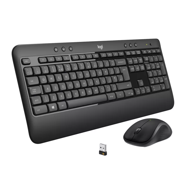 Logitech MK540 Advanced - Tastatur-Maus-Set - Kabellos - 2,4 GHz - Spanisch QWERTY
