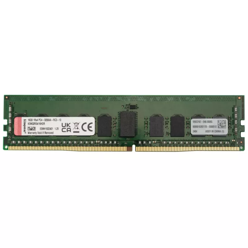 Kingston Server Premier - DDR4 - 16 GB - DIMM 288-PIN - 3200 MHz / PC4-25600 - CL22 - 1.2 V - registriert - Parität - ECC