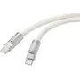 Renkforce USB-C®-Kabel USB 2.0 USB-C®-Stecker, USB-C®-Stecker 1,00 m Weiß RF-6056876 (RF-6056876)