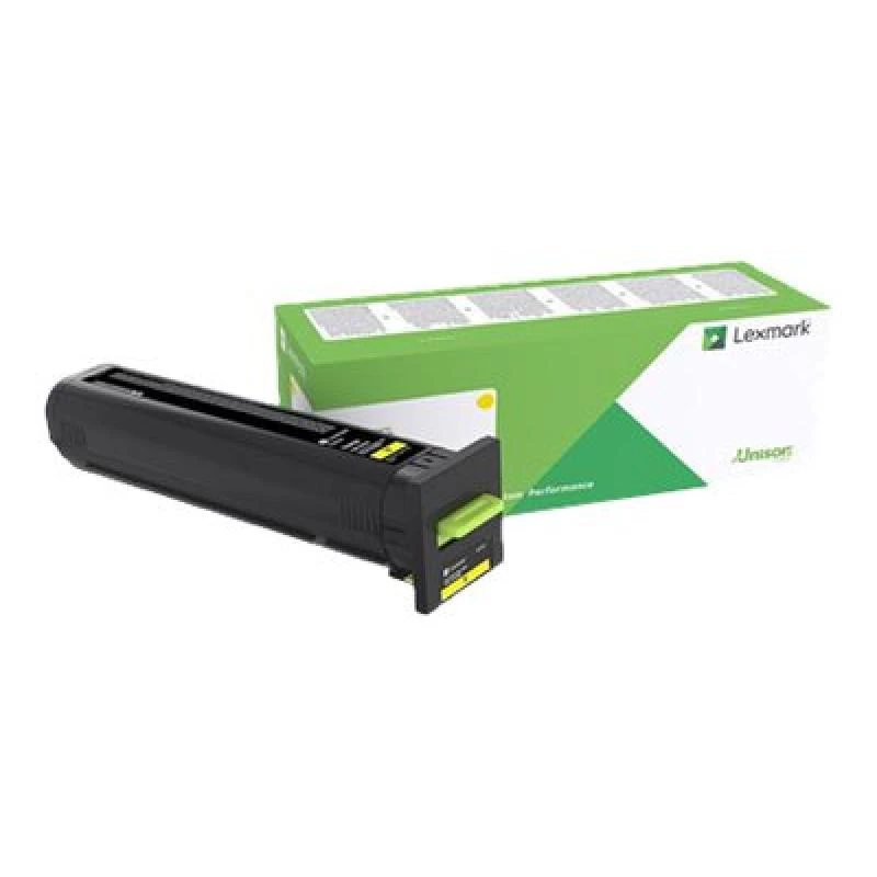 Lexmark 72K2XYE Corporate-Tonerkartusche mit extra hoher Reichweite, Gelb, 22.000 Seiten