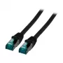 EFB-Elektronik RJ45 Patchkabel Cat.6A S/FTP LSZH schwarz 0,5m Hersteller: EFB Elektronik (MK6001.0,5B)