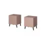 Nachttischschrank cama meble NOVA 44x40x52 cm rosa matt, 1 Schublade, 16 mm Rahmen