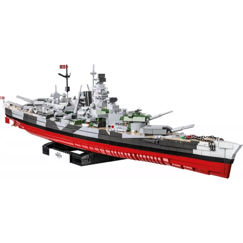 COBI 4839 Historical Collection Schlachtschiff Tirpitz Klemmbausteinset, 2810 Elemente, 1:300