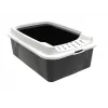 Offene Katzentoilette rotho Bonnie Cat 572×393×209 mm, Technopolymer, 30 L, schwarz/grau