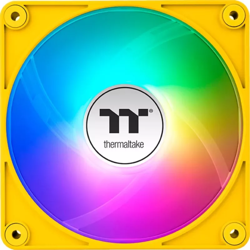 Thermaltake CT120 EX ARGB 120 mm Gelb 3er-Pack Gehäuselüfter
