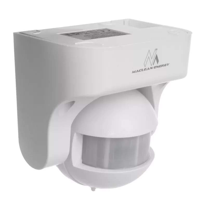 Bewegungsmelder MACLEAN MCE358 W — Präsenz-PIR-Sensor, weiß