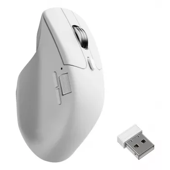 KEYCHRON M6 (1000Hz) Weiße kabellose Maus