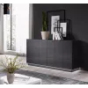Cama Sideboard 2D REJA graphitgrau glänzend/graphitgrau glänzend