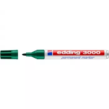 Permanentmarker Edding 3000 Grün 10 Stück