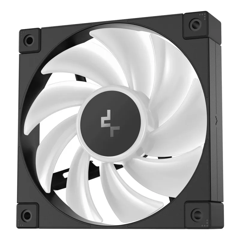 DeepCool FD12 ARGB R-FD12-BKAPN3-G Gehäuselüfter, 120 mm (120x120x25), 12 V, 3er-Pack, Schwarz