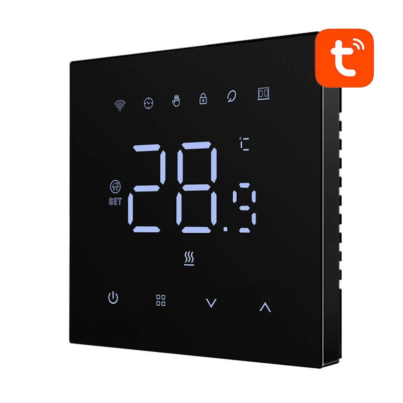 Avatto WT410-16A-B Smart-Thermostat für Elektroheizung, 16 A, WLAN
