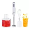 Adler AD 4620 Stabmixer-Set, 800 W, 2 Geschwindigkeiten, 450 ml Zerkleinerer, 750 ml Messbecher, Schneebesen, Weiß