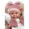 Puppe Llorens 40 cm Babyvinyl mit realistischen Merkmalen und weichem Körper