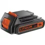 Batterie Black & Decker BL1518-XJ — 18V Li-Ion 1,5Ah, rot, 1 Stück