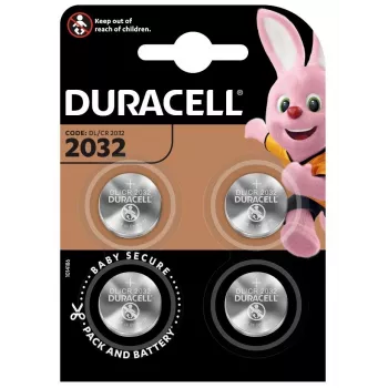 Duracell CR2032 3V Lithium-Knopfzelle — 4er-Pack