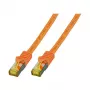 EFB-Elektronik RJ45 Patchkabel Cat.6A S/FTP LSZHCat.7 Rohkabel orange 3m Hersteller: EFB Elektronik (MK7001.3O)