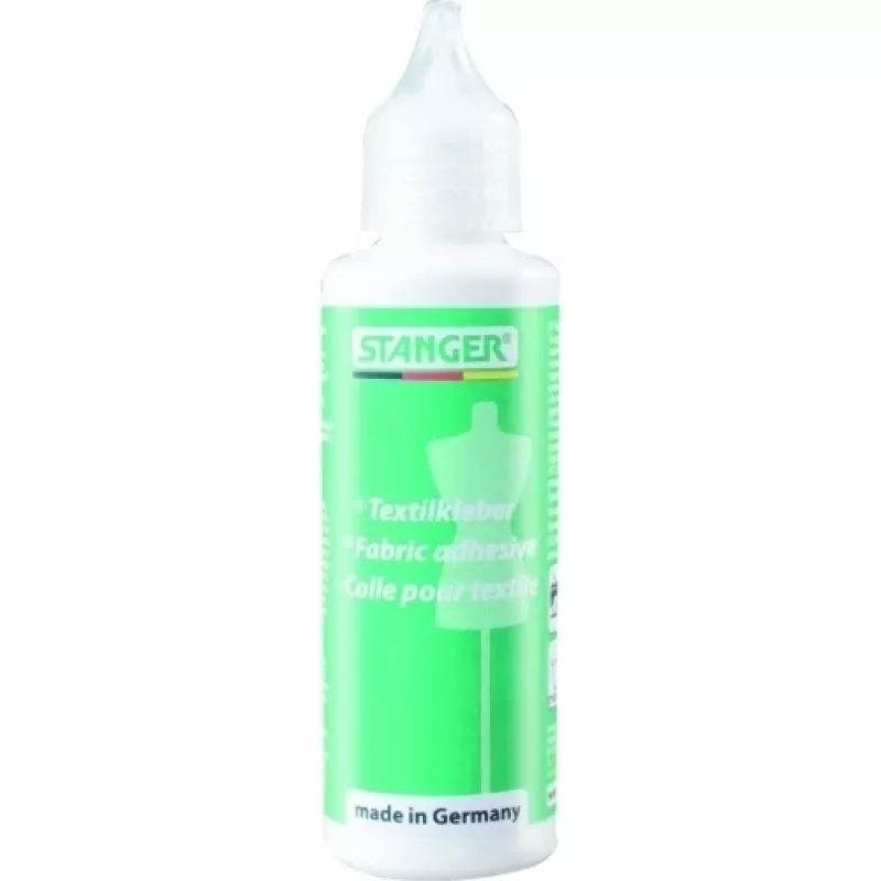 Stanger 18023/1 Textilkleber, 50 g, nach dem Trocknen transparent