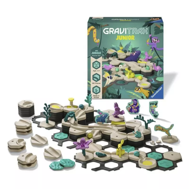Ravensburger GraviTrax Junior Starter-Set L Jungle, Bahn (27499)