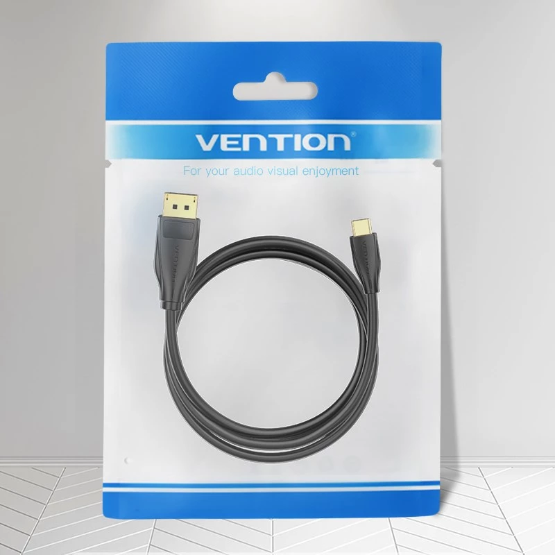 Vention USB-C auf DisplayPort 8K Kabel 2 m, USB Typ-C auf DP, Schwarz