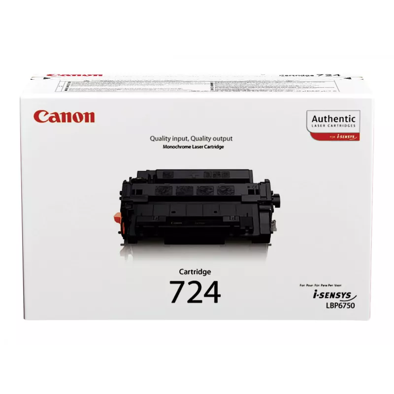 Canon CRG-724 Tonerkartusche, Schwarz, 6000 Seiten