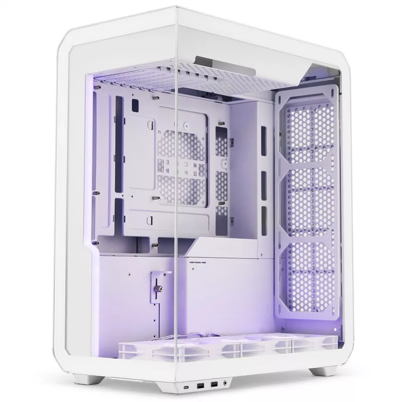 Computergehäuse, SSUPD Xhuttle Midi-Tower, Midi-Tower, weiß