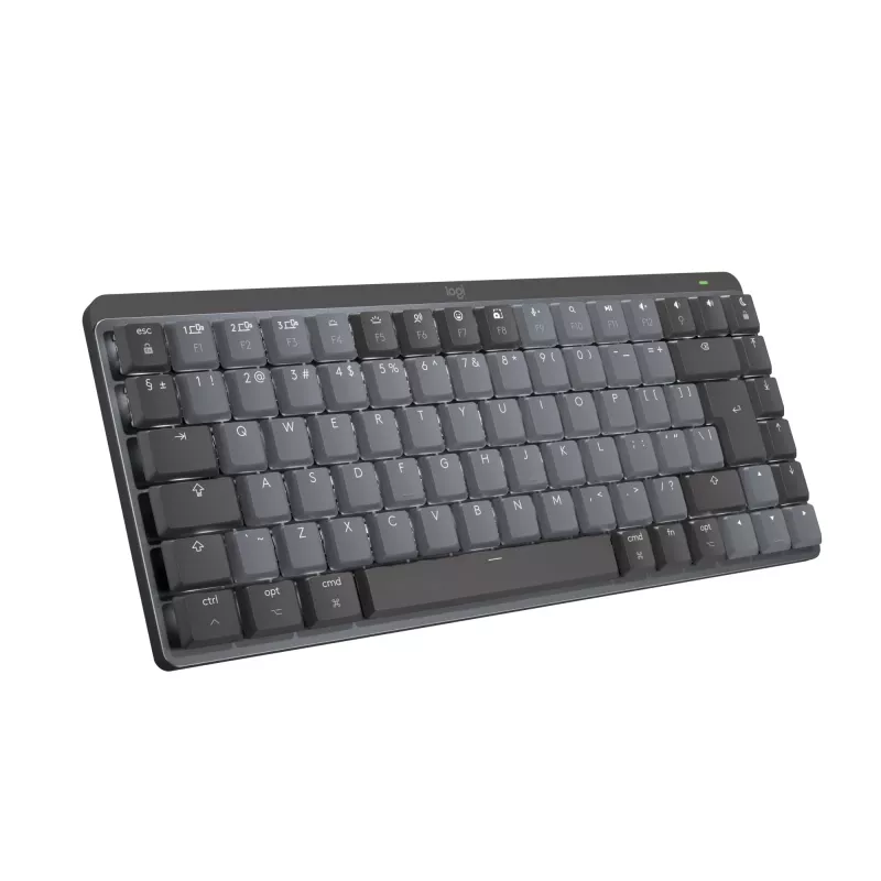 Logitech MX Mechanical Mini for Mac Kabellose Tastatur, Bluetooth, Space Grau (920-010837)