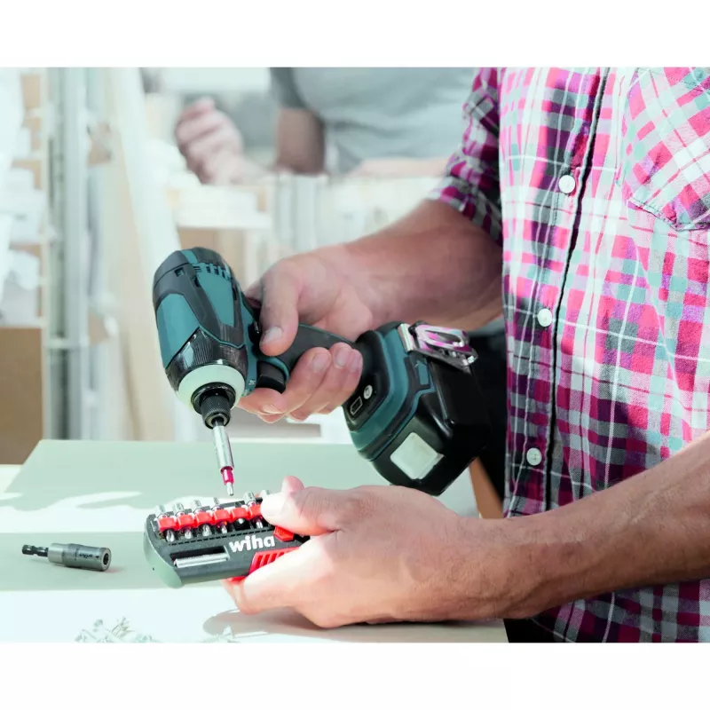 WIHA 42137 - Bit-Set BitBuddy, 8-teilig gemischt, 29 mm, TY-Bit (42137)
