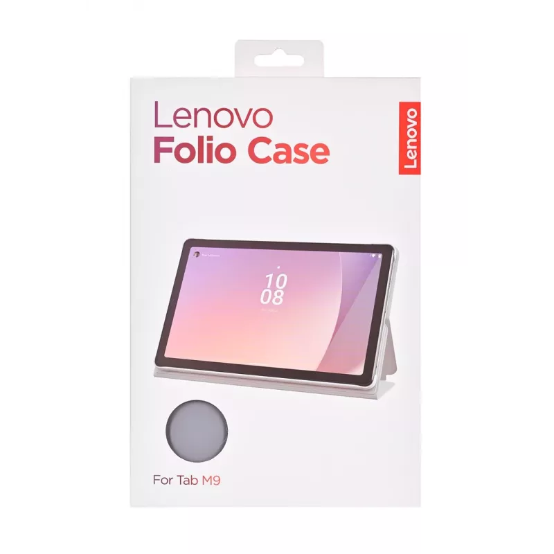 Lenovo ZG38C04869 Folio-Hülle für Tab M9, 22,9 cm (9 Zoll), Polyurethan/Polycarbonat, Grau