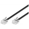 Telefonkabel Microconnect MPK182 RJ-11 RJ-11 2m Schwarz