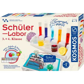 Kosmos Schülerlabor 3. + 4. Klasse, Experimentierkasten, Chemie, 8 Jahr(e), Mehrfarbig