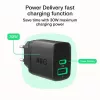 Ladegerät Green Cell PowerSource Duo30 – 1× USB-A, 1× USB-C, 3A