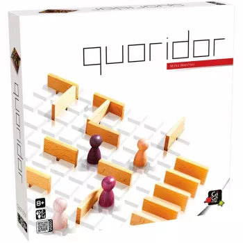 Asmodee Quoridor Strategie-Brettspiel, 2–4 Spieler, ab 8 Jahren, 15 Min.