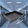 Qoltec 54509 Schiebeboden aus Stahl für Rack, 600x600, Schwarz