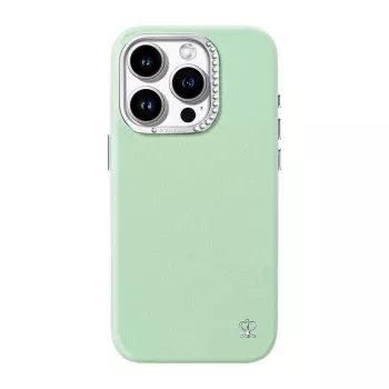 Schutzhülle Joyroom PN-15F1 für iPhone 15 Pro Max, schlank grün, leichte Schutzhülle